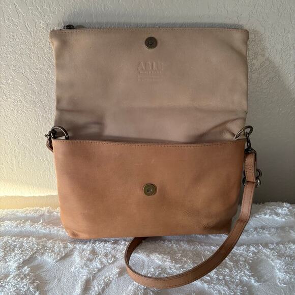 ABLE Local + Global Flap Crossbody Shoulder Bag Camel/Cream OS Granola Normcore - Picture 3 of 9